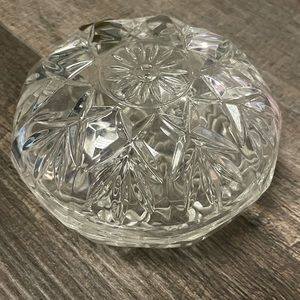 Royal Crystal Dish with Lid